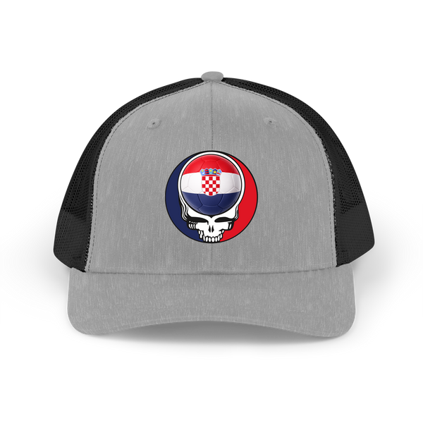 Croatia FIFA World Cup Stealie Grateful Dead Trucker Cap