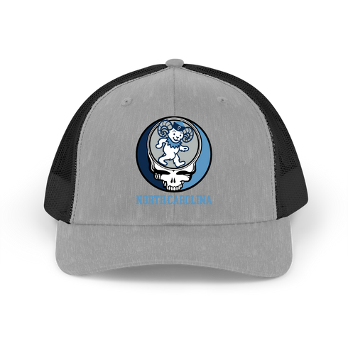 University of North Carolina Dancing Ram Stealie Stealie Grateful Dead Trucker Cap