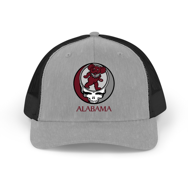 Alabama Dancing Elephant Stealie Grateful Dead Trucker Cap