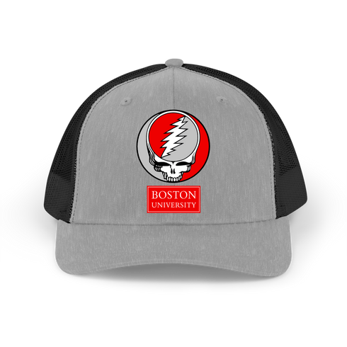 Boston University Stealie Grateful Dead Trucker Cap