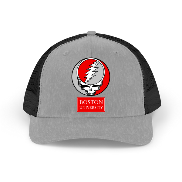 Boston University Stealie Grateful Dead Trucker Cap