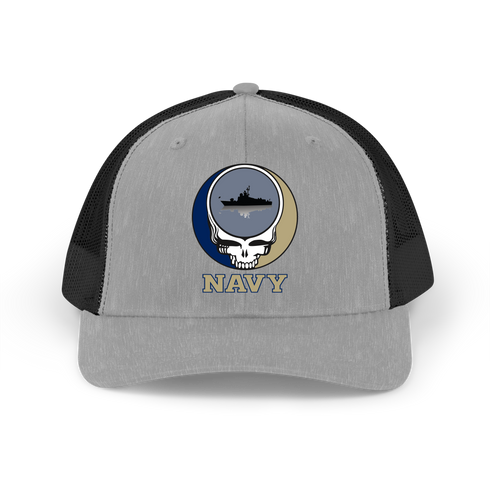 US Naval Academy Stealie Grateful Dead Trucker Cap