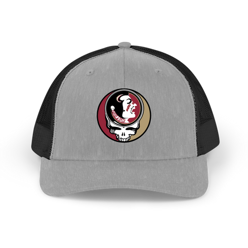 Florida State Seminole Stealie Grateful Dead Trucker Cap