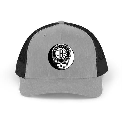 Brooklyn Nets Stealie Grateful Dead Trucker Cap