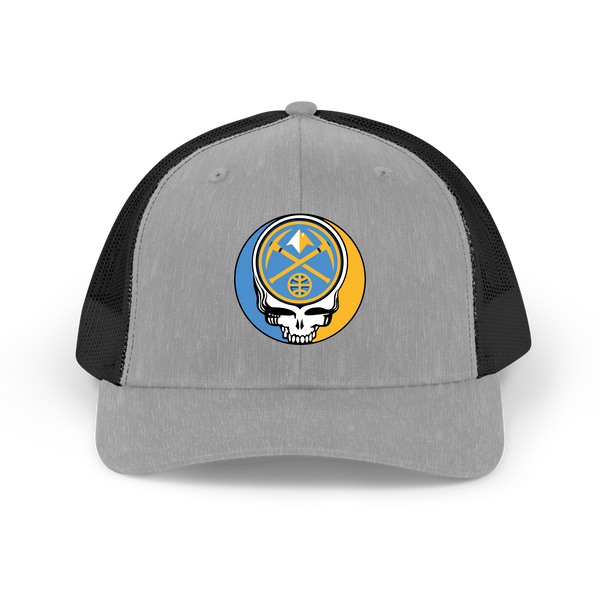 Denver Nuggets Stealie Grateful Dead Trucker Cap