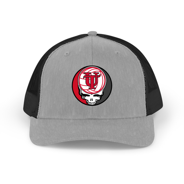 University of Tampa Volleyball Stealie Grateful Dead Trucker Cap
