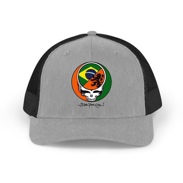 Brazil x Dutch World Cup Stealie Grateful Dead Trucker Cap