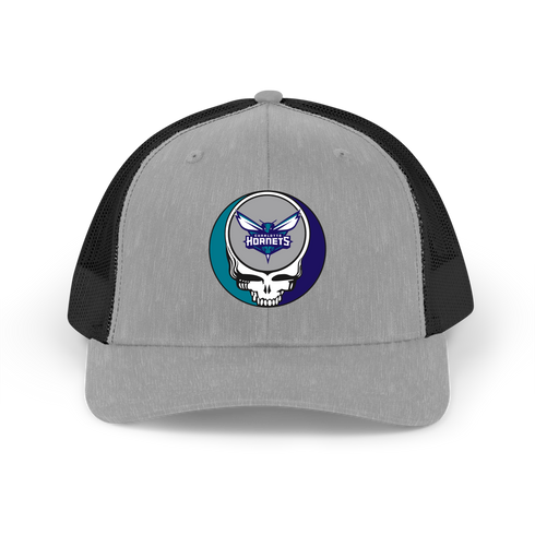 Charlotte Hornets Stealie Grateful Dead Trucker Cap