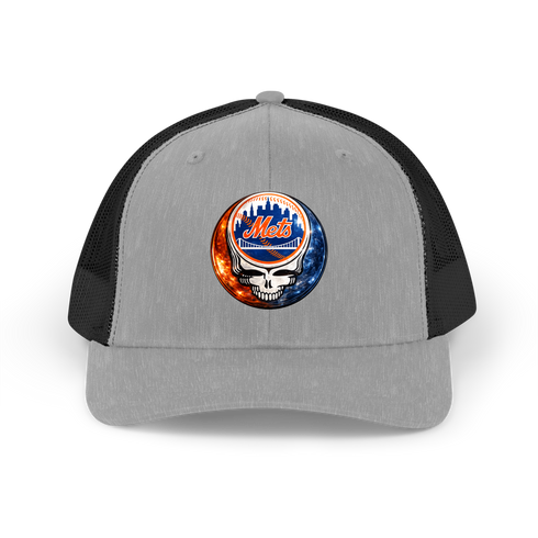 New York Mets Crystal Stealie Stealie Grateful Dead Trucker Cap
