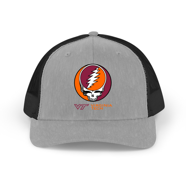 Virginia Tech Stealie Grateful Dead Trucker Cap