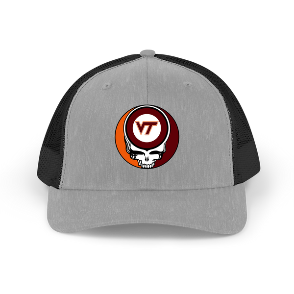 Virginia Tech Stealie Grateful Dead Trucker Cap