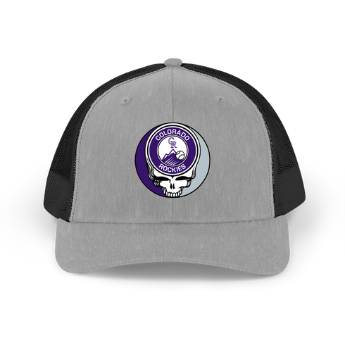 Colorado Rockies Stealie Grateful Dead Trucker Cap