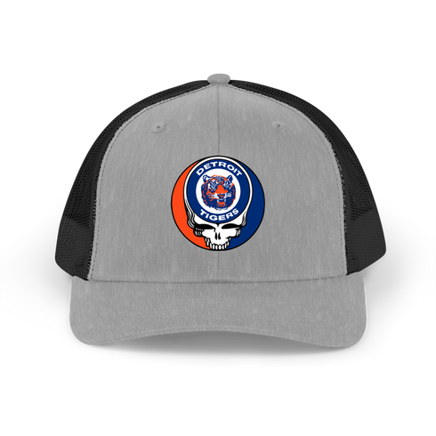 Detroit Tigers Stealie Grateful Dead Trucker Cap