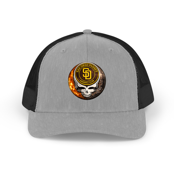 San Diego Padres Crystal Stealie Grateful Dead Trucker Cap