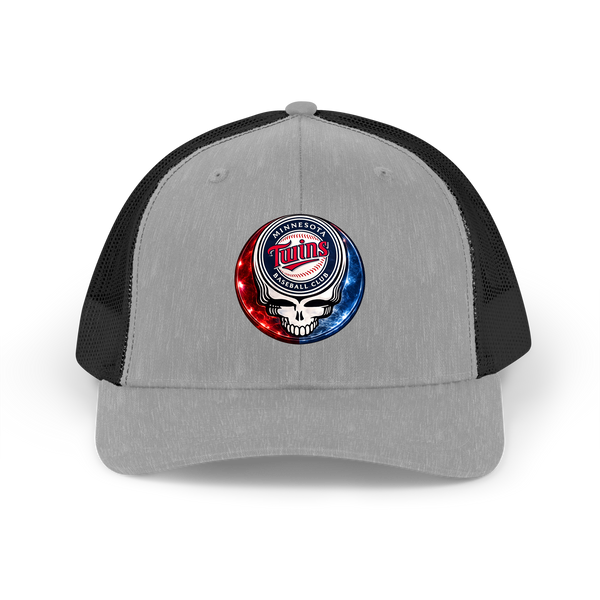 Minnesota Twins Crystal Stealie Stealie Grateful Dead Trucker Cap