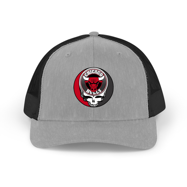 Chicago Bulls Stealie Grateful Dead Trucker Cap