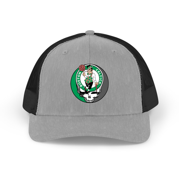 Boston Celtics Leprechaun Stealie Grateful Dead Trucker Cap