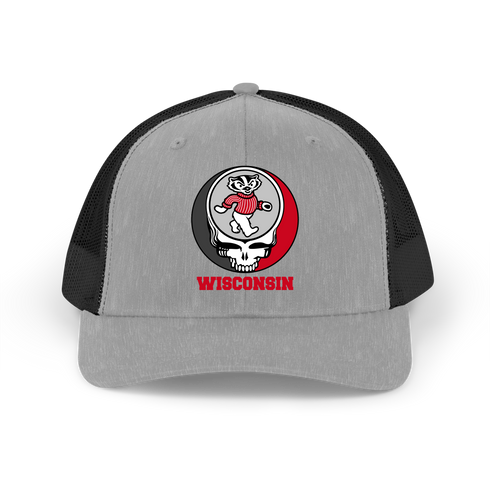 Dancing Badger Stealie Grateful Dead Trucker Cap