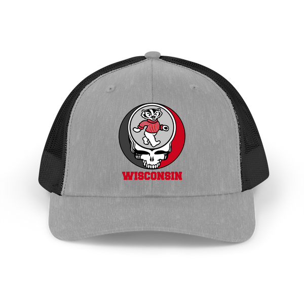 Dancing Badger Stealie Grateful Dead Trucker Cap