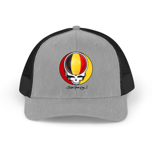 Belgium FIFA World Cup Stealie Grateful Dead Trucker Cap