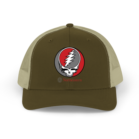 Northeastern Stealie Grateful Dead Trucker Cap