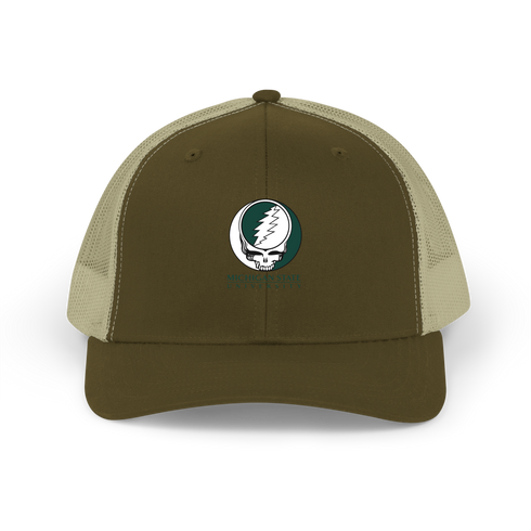 Michigan State Stealie Grateful Dead Trucker Cap