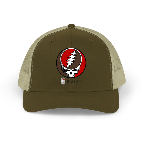 Brown Stealie Grateful Dead Trucker Cap