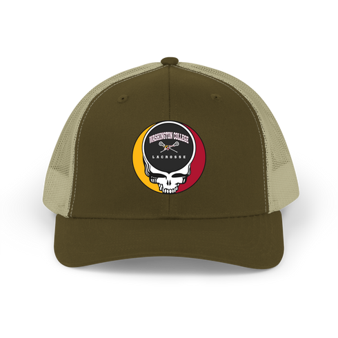 Washington College Lacrosse Stealie Grateful Dead Trucker Cap