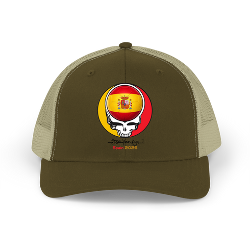Spain FIFA World Cup Stealie Grateful Dead Trucker Cap