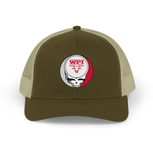 Worcester Poly Stealie Grateful Dead Trucker Cap