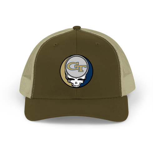 Georgia Tech Stealie Grateful Dead Trucker Cap