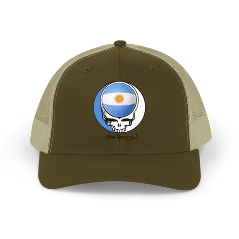 Argentina FIFA World Cup Stealie Grateful Dead Trucker Cap