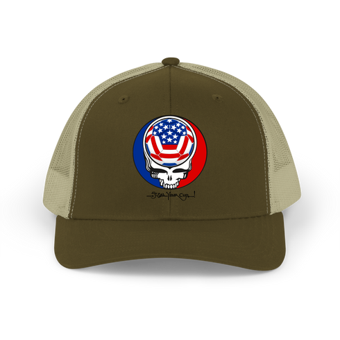 USA FIFA World Cup Stealie Grateful Dead Trucker Cap