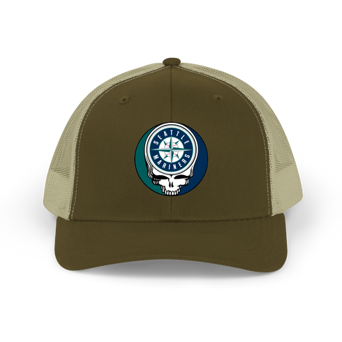 Seattle Mariners Stealie Grateful Dead Trucker Cap