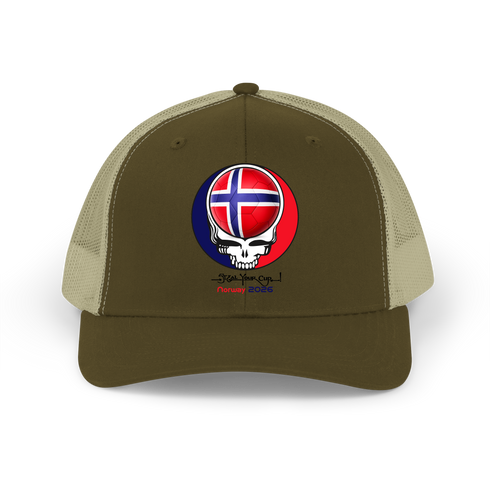 Norway FIFA World Cup Stealie Grateful Dead Trucker Cap