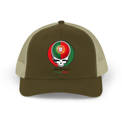 Portugal FIFA World Cup Stealie Grateful Dead Trucker Cap