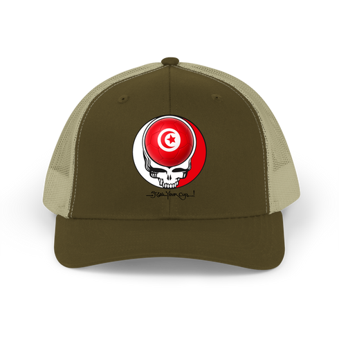 Tunisia FIFA World Cup Stealie Grateful Dead Trucker Cap