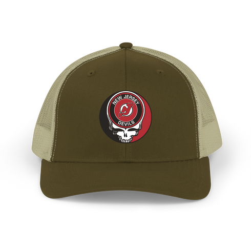 New Jersey Devils Stealie Grateful Dead Trucker Cap