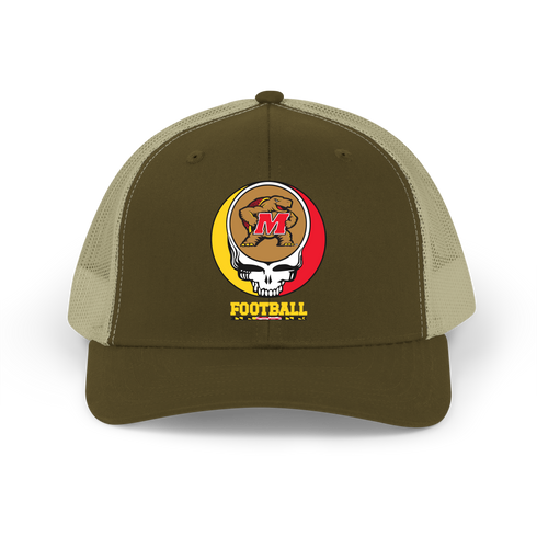 Maryland Football Stealie Grateful Dead Trucker Cap