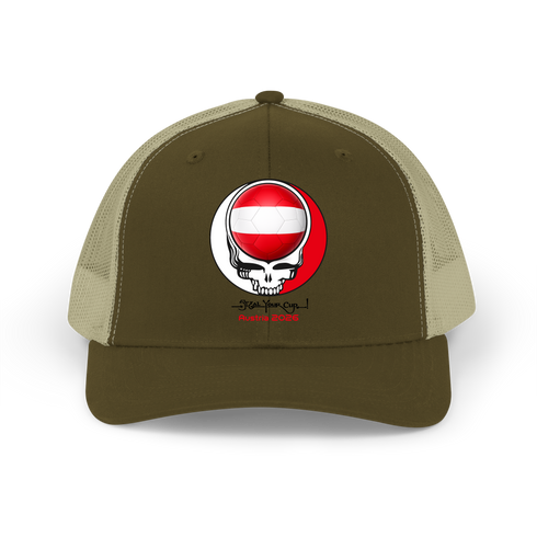 Austria FIFA World Cup Stealie Grateful Dead Trucker Cap
