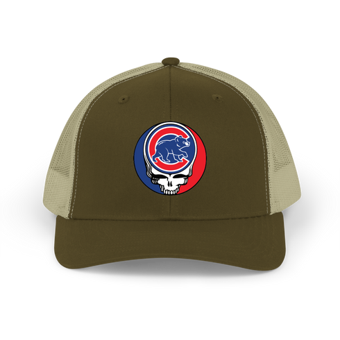 Chicago Cubs Stealie Grateful Dead Trucker Cap