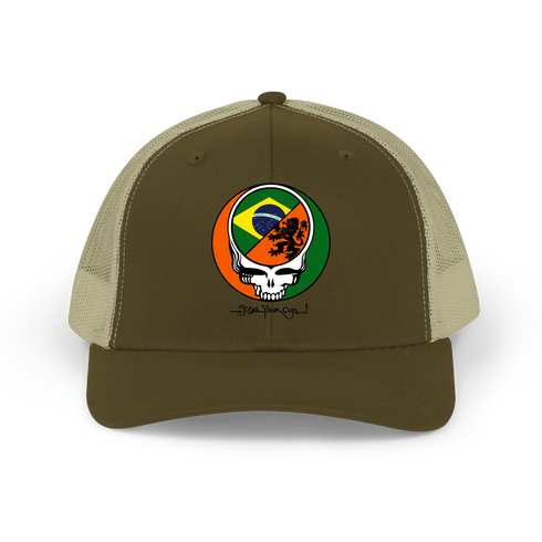 Brazil x Dutch World Cup Stealie Grateful Dead Trucker Cap