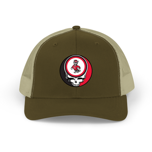 NC State Stealie Grateful Dead Trucker Cap