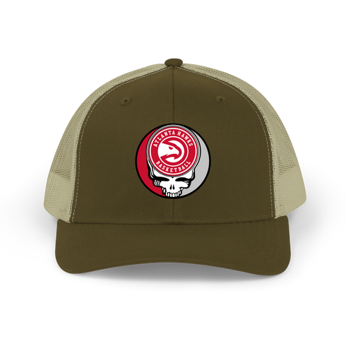 Atlanta Hawks Stealie Grateful Dead Trucker Cap
