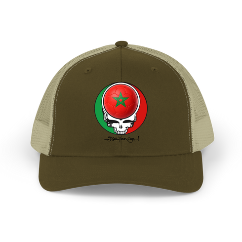 Morocco FIFA World Cup Stealie Grateful Dead Trucker Cap
