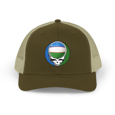 Uzbekistan FIFA World Cup Stealie Grateful Dead Trucker Cap