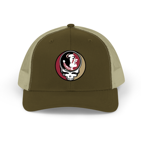Florida State Seminole Stealie Grateful Dead Trucker Cap