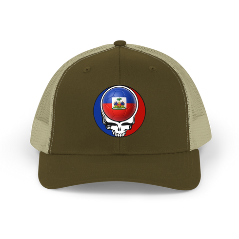 Haiti FIFA World Cup Stealie Grateful Dead Trucker Cap