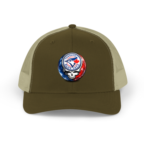 Toronto Blue Jays Crystal Stealie Stealie Grateful Dead Trucker Cap