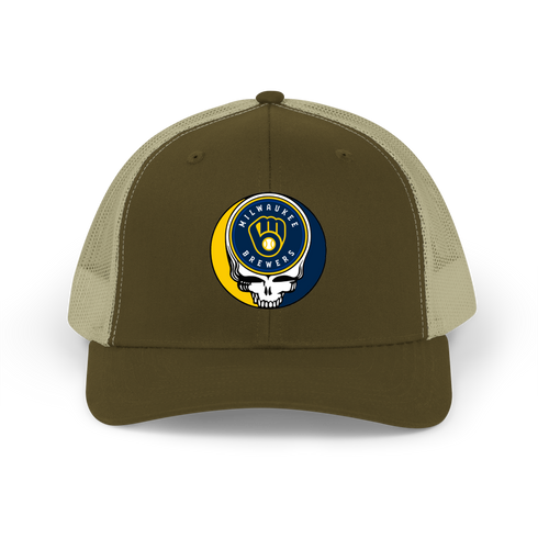 Milwaukee Brewers Stealie Grateful Dead Trucker Cap